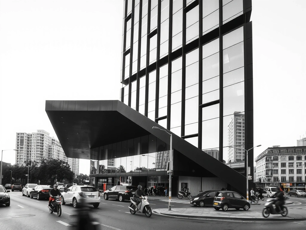 Vivetazx HQ architectural reflection